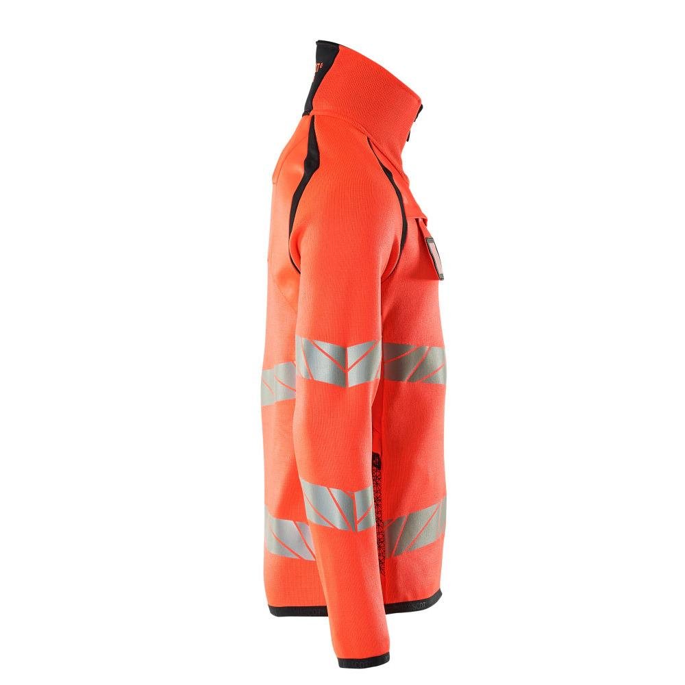 Pull en maille avec zip court