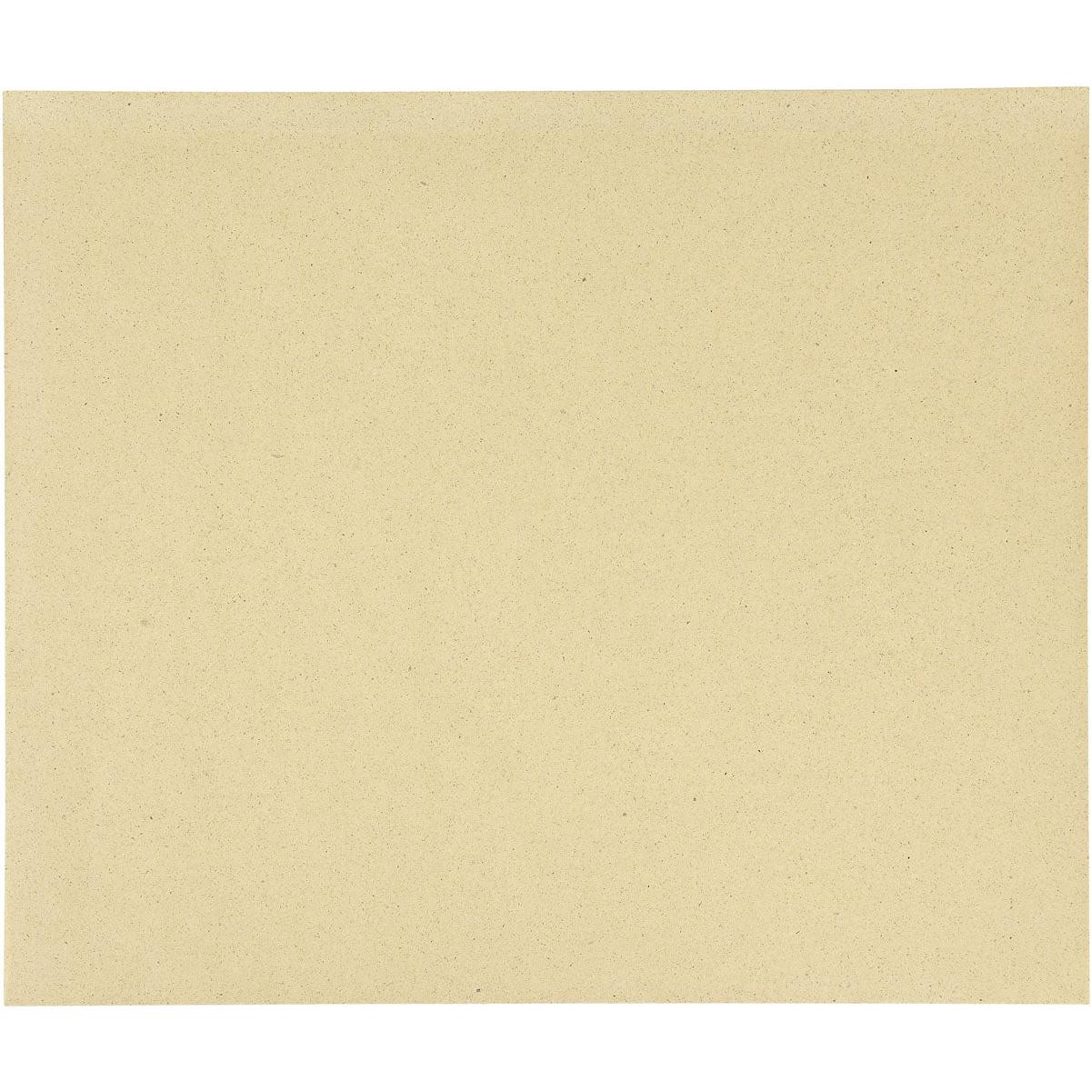 Le papier d'emballage en herbe Bloom Large de Duni GmbH (462x390 mm) est un papier d'herbe uni, beige clair avec une structure légèrement rugueuse - idéal pour les emballages écologiques ; disponible en paquets de 1000 feuilles.