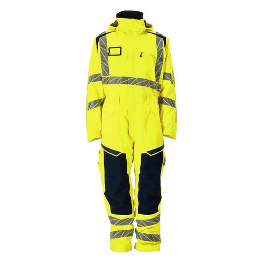 Combinaison d'hiver CLIMASCOT®, combinaison d'hiver légère, jaune haute visibilité/noir-bleu