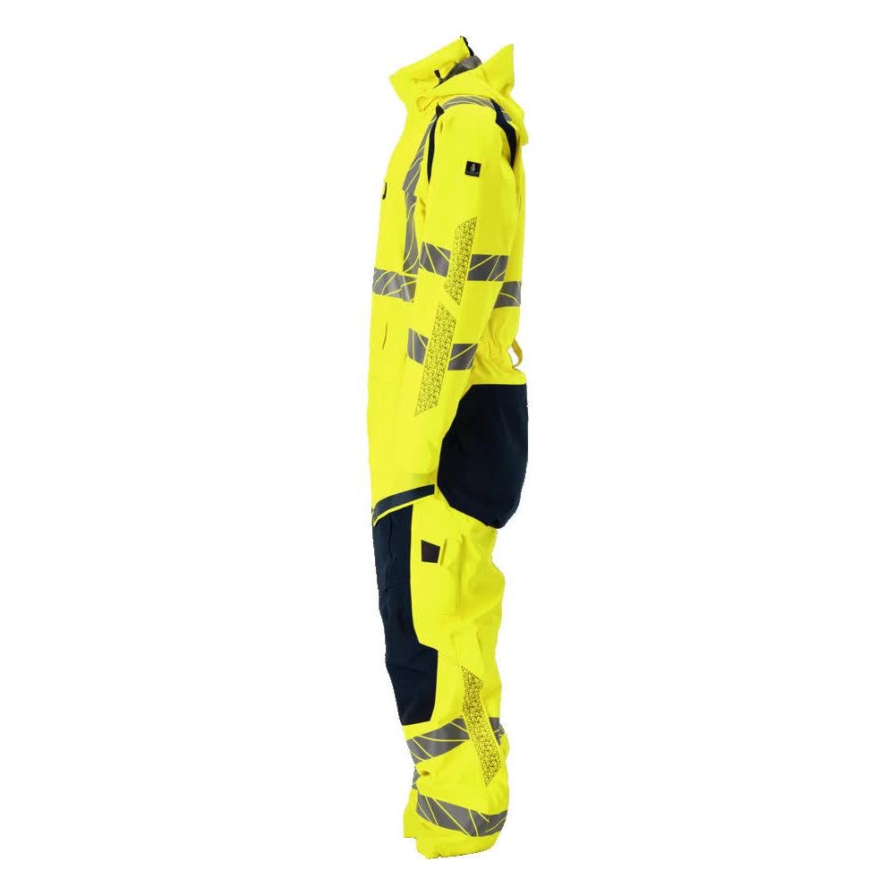 Combinaison d'hiver CLIMASCOT®, combinaison d'hiver légère, jaune haute visibilité/noir-bleu