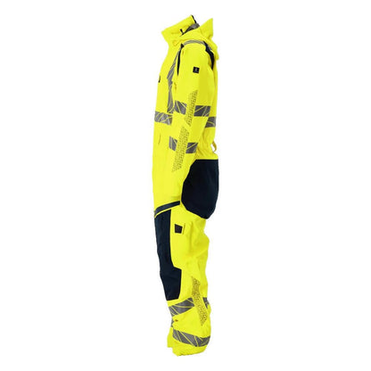 Combinaison d'hiver CLIMASCOT®, combinaison d'hiver légère, jaune haute visibilité/noir-bleu