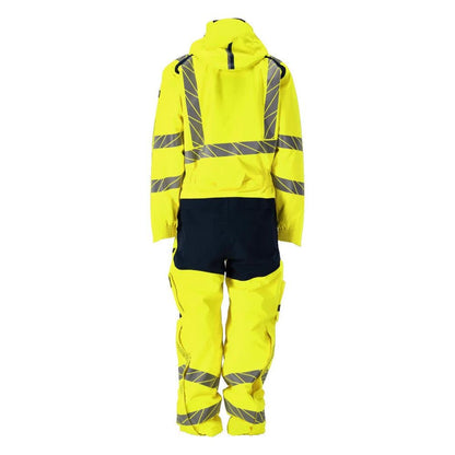 Combinaison d'hiver CLIMASCOT®, combinaison d'hiver légère, jaune haute visibilité/noir-bleu