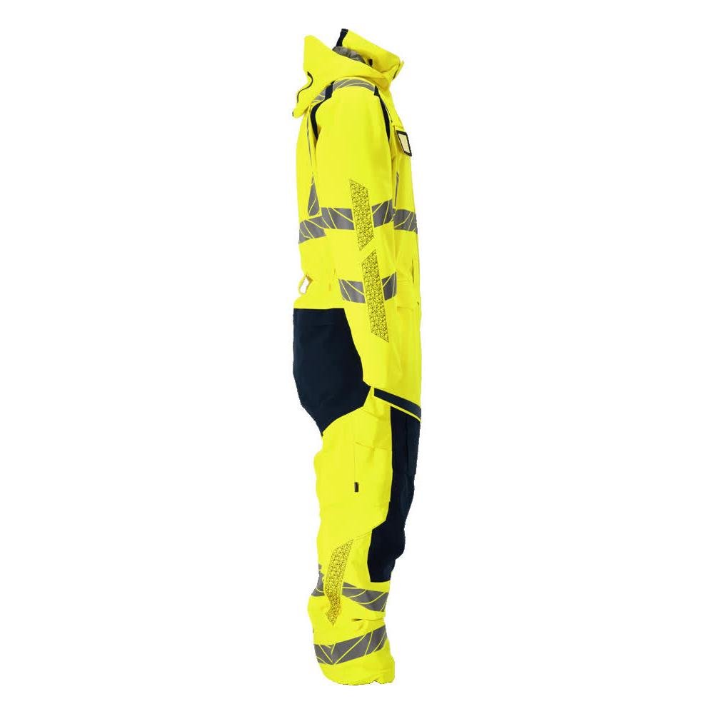 Combinaison d'hiver CLIMASCOT®, combinaison d'hiver légère, jaune haute visibilité/noir-bleu