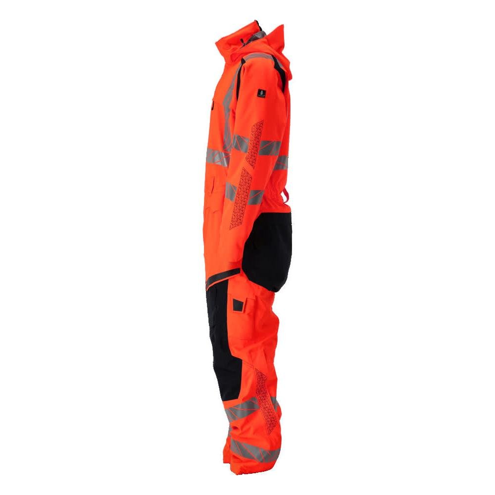 Combinaison d'hiver CLIMASCOT®, combinaison hiver légère, rouge haute visibilité/anthracite foncé
