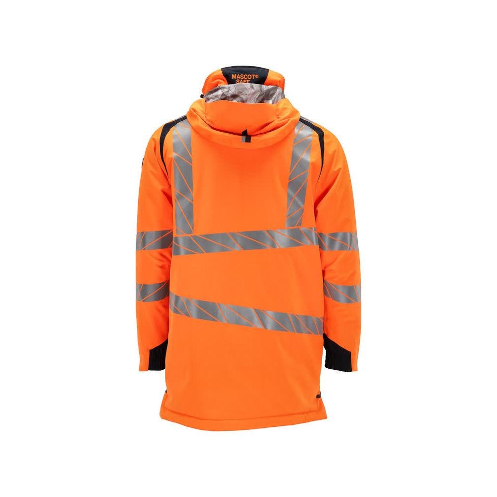 Parka doublure CLIMASCOT®, parka légère, orange haute visibilité/noir-bleu