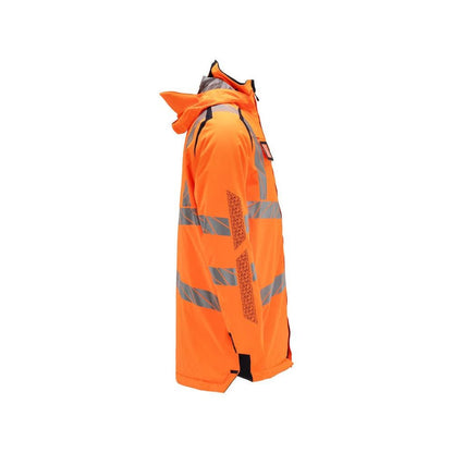 Parka doublure CLIMASCOT®, parka légère, orange haute visibilité/noir-bleu