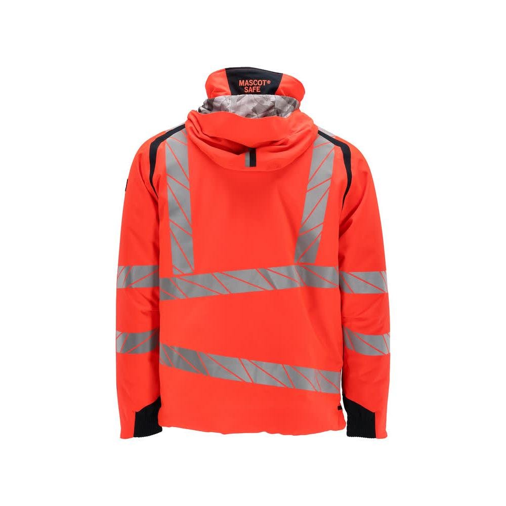 Veste d'hiver CLIMASCOT®, veste d'hiver légère, rouge haute visibilité/noir-bleu