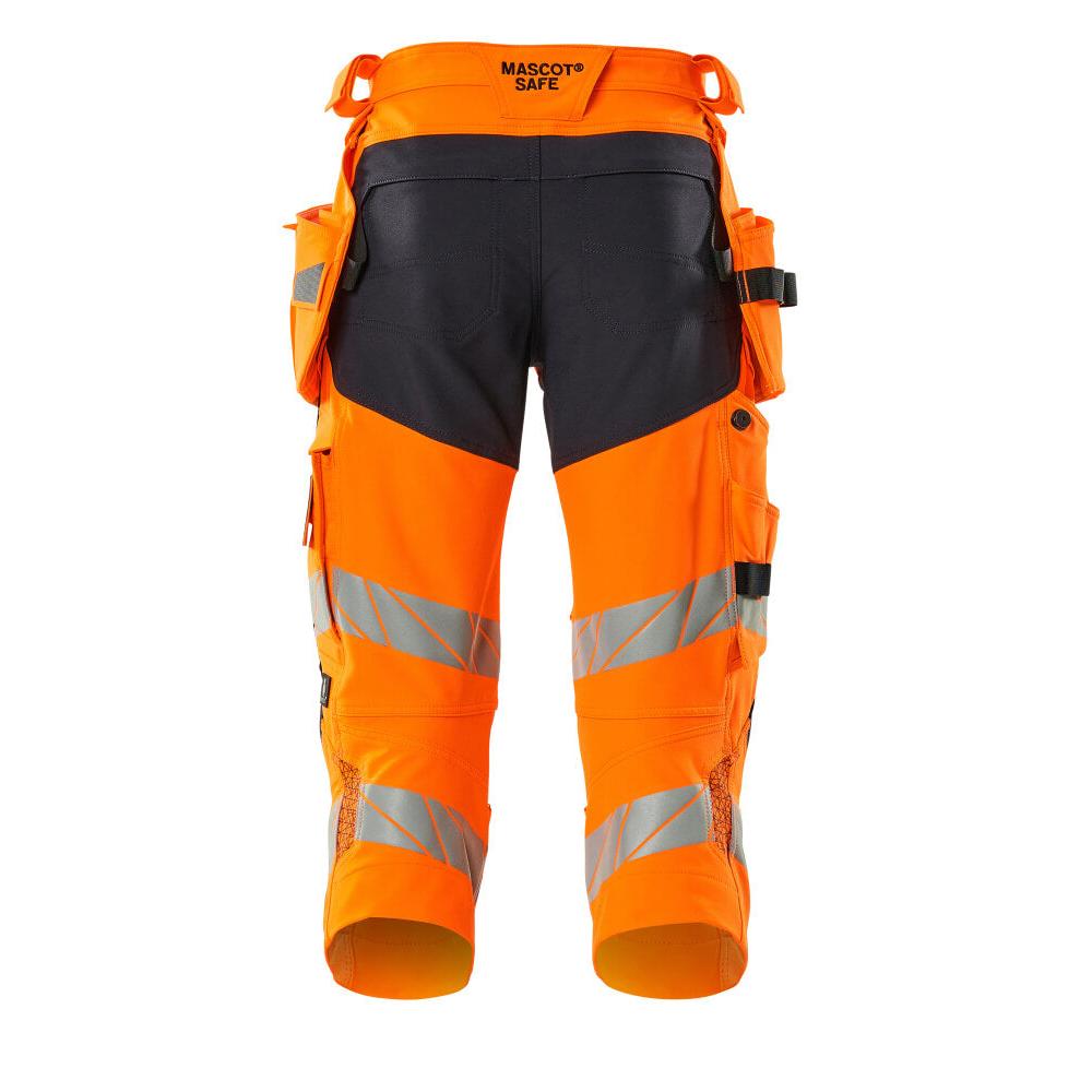 Pantalon trois-quarts, poches suspendues, pantalon trois-quarts stretch