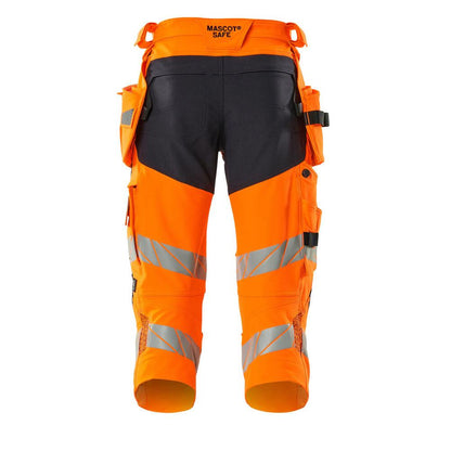 Pantalon trois-quarts, poches suspendues, pantalon trois-quarts stretch