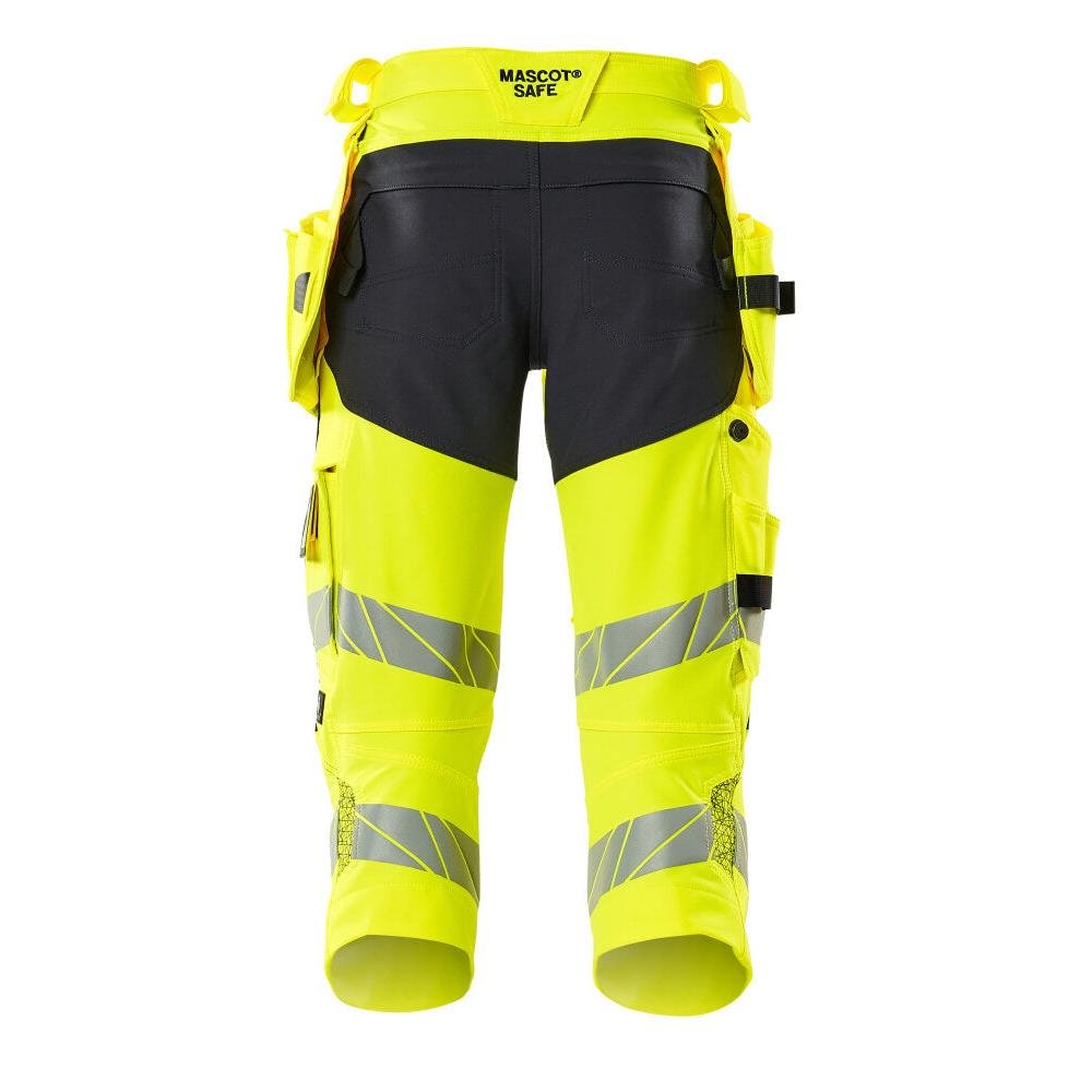 Pantalon trois-quarts, poches suspendues, pantalon trois-quarts stretch