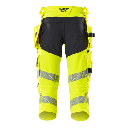 Pantalon trois-quarts, poches suspendues, pantalon trois-quarts stretch