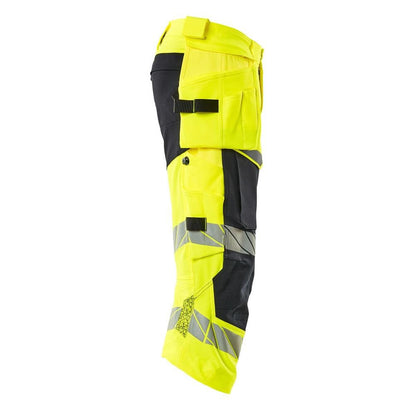 Pantalon trois-quarts, poches suspendues, pantalon trois-quarts stretch