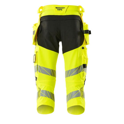 Pantalon trois-quarts, poches suspendues, pantalon trois-quarts stretch