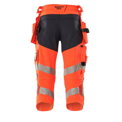 Pantalon trois-quarts, poches suspendues, pantalon trois-quarts stretch