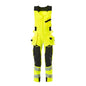 Pantalon combiné, poches suspendues, pantalon combiné ULTIMATE STRETCH, jaune/noir haute visibilité