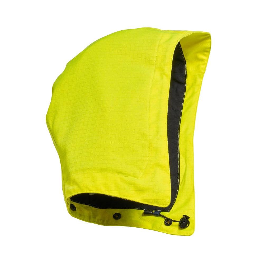 Cagoule pour casque de sécurité, réglable Cagoule taille ONE, jaune haute visibilité | Paquet (1 pièce)
