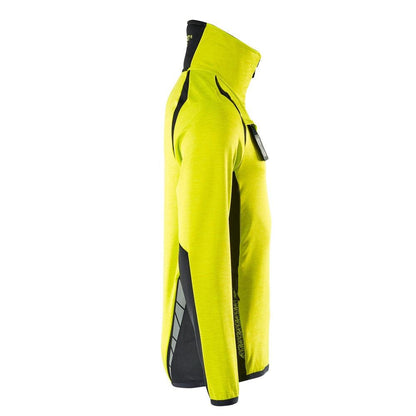 Pull polaire avec veste courte zippée en micropolaire