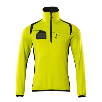 Pull polaire avec veste courte zippée en micropolaire