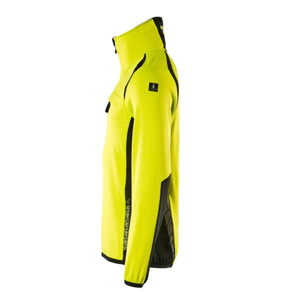Pull polaire avec veste courte zippée en micropolaire