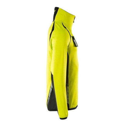 Pull polaire avec veste courte zippée en micropolaire