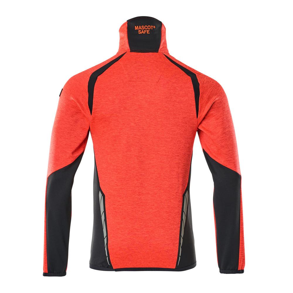 Pull polaire avec veste courte zippée en micropolaire