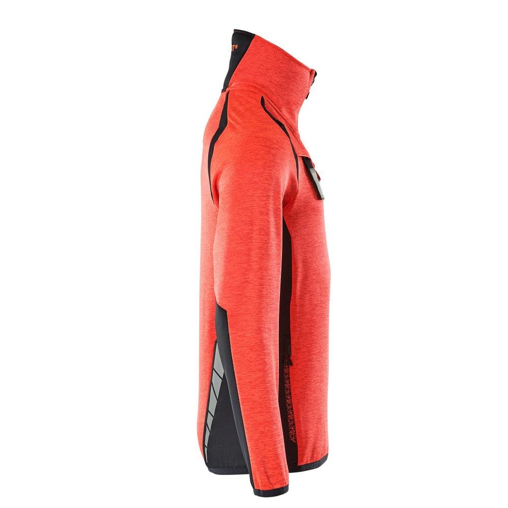 Pull polaire avec veste courte zippée en micropolaire