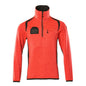 Pull polaire avec veste courte zippée en micropolaire