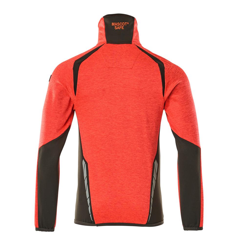Pull polaire avec veste courte zippée en micropolaire