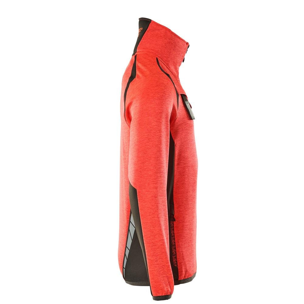 Pull polaire avec veste courte zippée en micropolaire