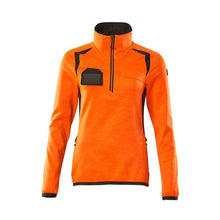 Pull polaire avec fermeture éclair courte, veste micropolaire femme