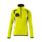 Pull polaire avec fermeture éclair courte, veste micropolaire femme