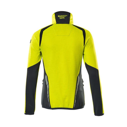 Pull polaire avec fermeture éclair courte, veste micropolaire femme