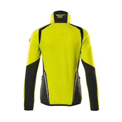 Pull polaire avec fermeture éclair courte, veste micropolaire femme