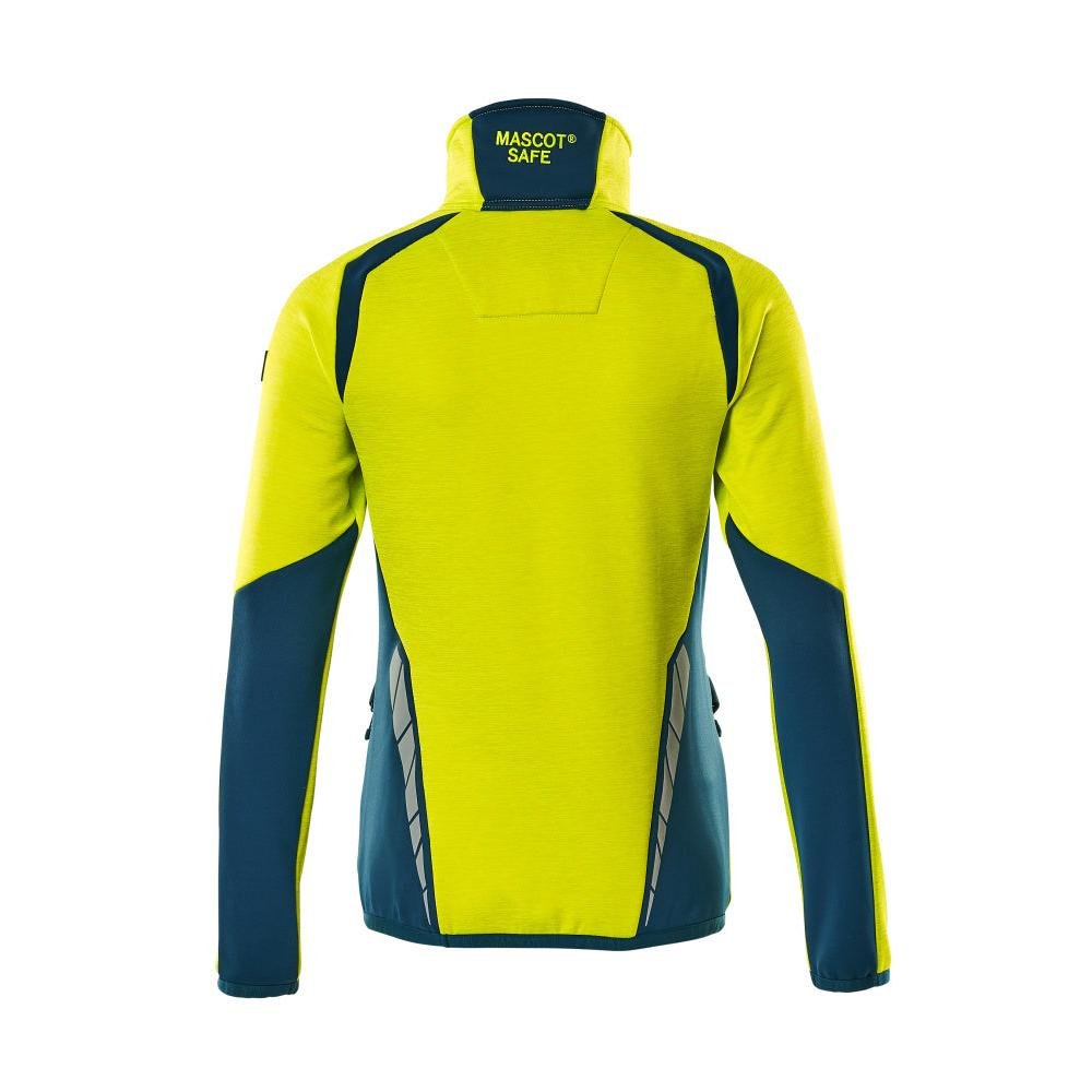 Pull polaire avec fermeture éclair courte, veste micropolaire femme