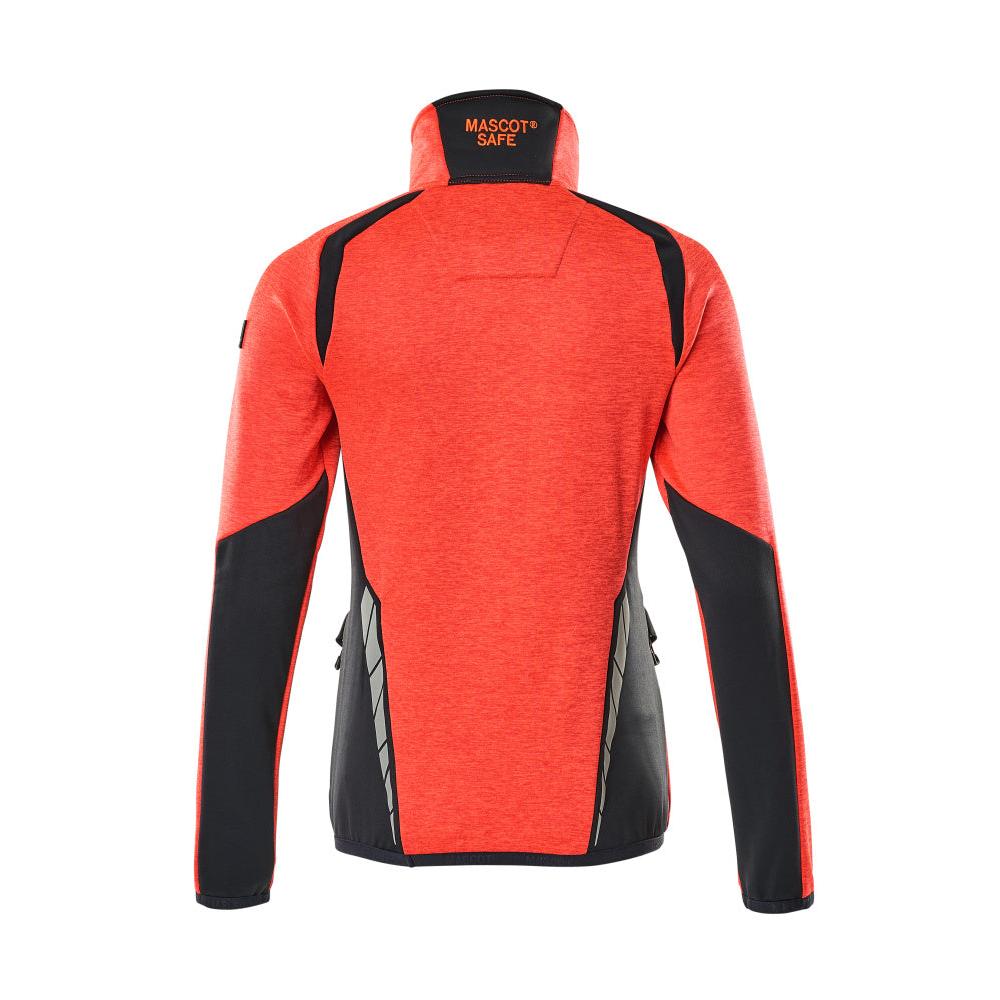 Pull polaire avec fermeture éclair courte, veste micropolaire femme