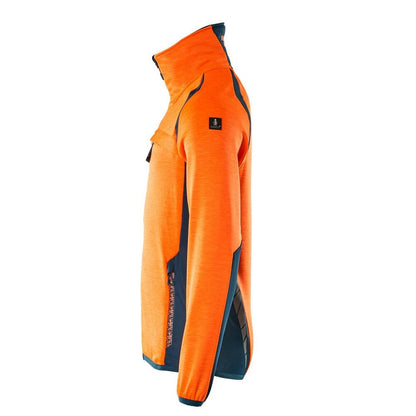 Pull polaire avec veste micropolaire zippée