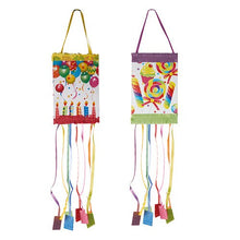 La PAPSTAR piñata "Party" (30x20x20 cm) de la PAPSTAR GmbH se distingue par un design festif en feuille avec des serpentins colorés - parfait pour les fêtes et chaque fête de piñata.