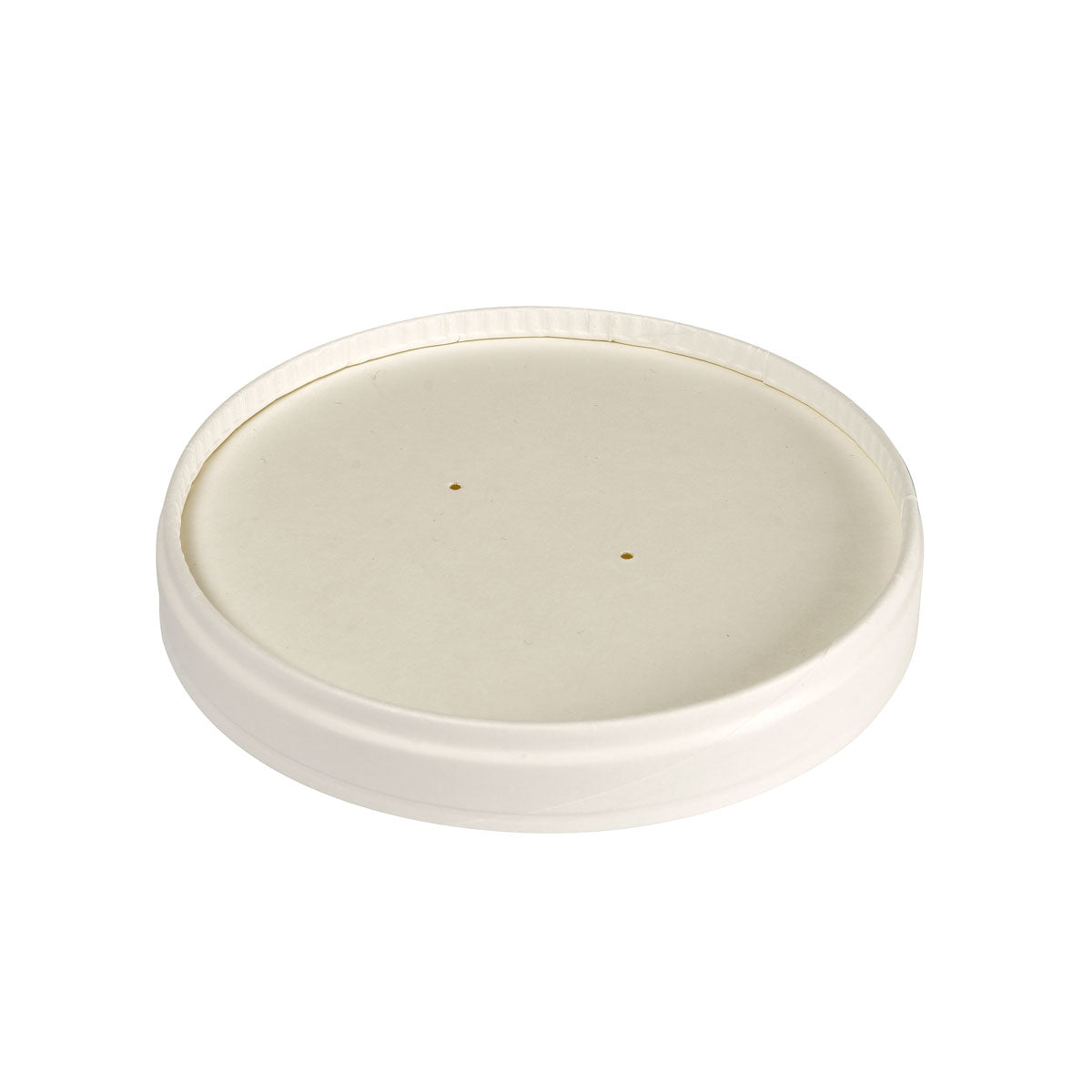Le couvercle en carton SLIM Carton/PLA Blanc 350/550/750/950 ml de Duni GmbH (certifié FSC, 117x117x19 mm) est idéal comme emballage durable ou comme alternative au couvercle traditionnel - Paquet de 25 pièces.