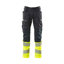 Pantalon avec poches genoux, pantalon empiècements stretch