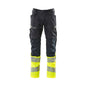 Pantalon avec poches genoux, pantalon empiècements stretch