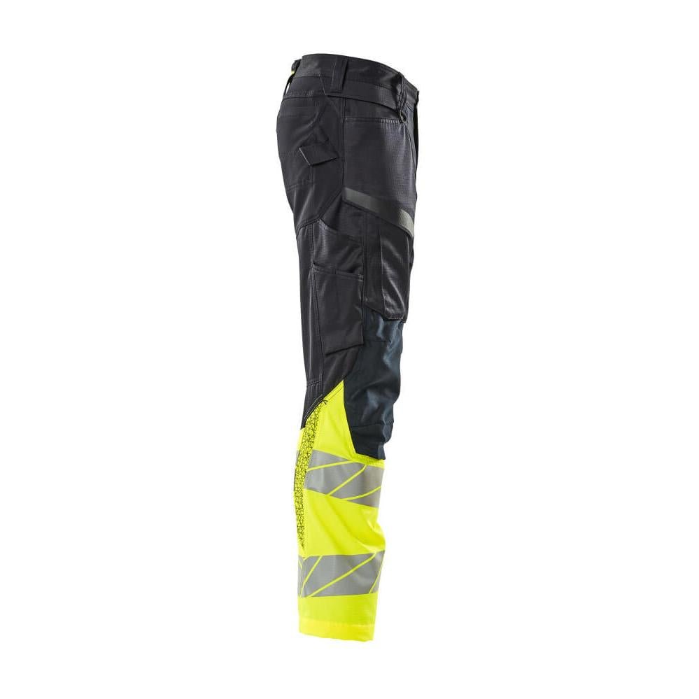 Pantalon avec poches genoux, pantalon empiècements stretch