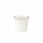 L'unité de recharge Duni GmbH Switch&Shine, ensemble de 6, blanc - Nettoyage de haute qualité - montre une bougie blanche dans un support en verre transparent avec une mèche non brûlée. Parfum écologique et durable, idéal comme recharge pour chaque pièce. L'emballage contient 6 pièces.