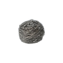 Der Starpak Spiraltopfreiniger, Edelstahl Ø 7,5 cm · 6 cm, kratzend (8 Stück) reinigt effizient hartnäckige Flecken auf Töpfen und Pfannen. Abgebildet vor einem schlichten weißen Hintergrund.