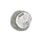 Les Starpak 3 éponges à récurer (fil Ø 7 cm · 2 cm, abrasif | filet, 3 pièces) sont des éponges métalliques rondes avec une étiquette d'information blanche, idéales pour un nettoyage en profondeur et le récurage de différentes surfaces.
