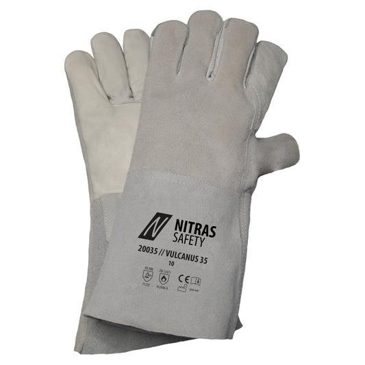 NITRAS VULCANUS 35, gants de soudage, gris