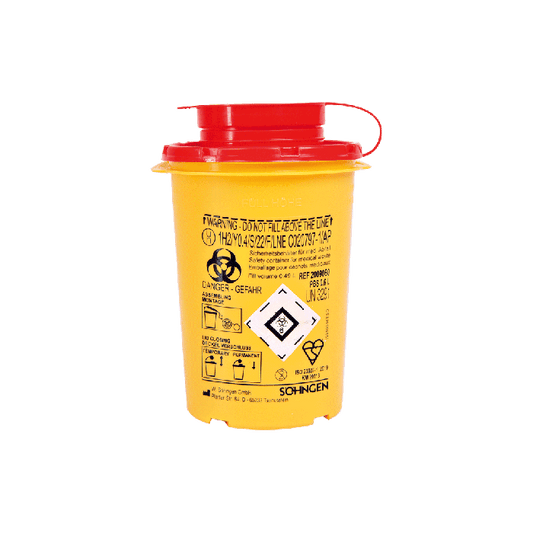 Conteneur de collecte des aiguilles PSB, rond, 0,6 litre