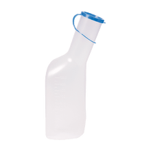 Flacon à urine, pour hommes uniquement, en plastique