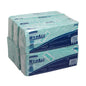 Les WypAll® X50 Critical Clean Interfold en vert de Kimberly-Clark GmbH sont livrés en 6 sachets de 50 feuilles chacun (carton, 6 sachets), parfaits pour le nettoyage professionnel et écologique.