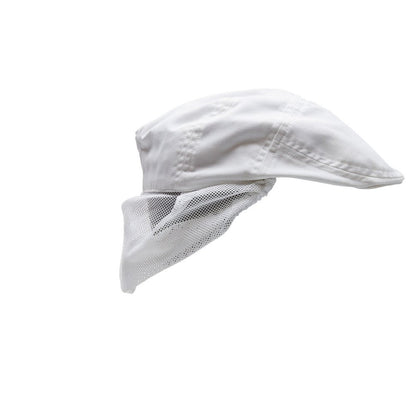 Casquette plate avec résille Casquettes plates, blanc