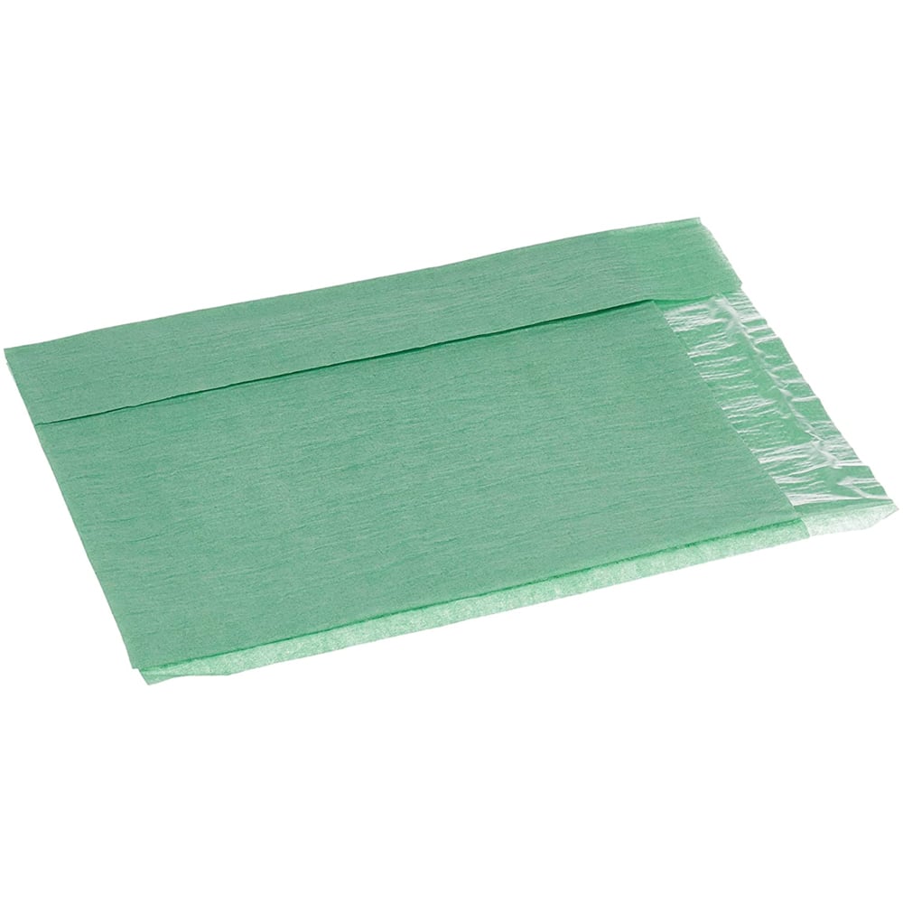 Un paquet de rouleaux médicaux Kleenex® en vert de Kimberly-Clark GmbH, livré sous forme de 4 boîtes distributrices de 100 feuilles chacune - idéal pour les établissements médicaux ou à utiliser avec une boîte distributrice.